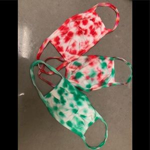 Custom Tie-Dyed Cotton Masks-3 Pack